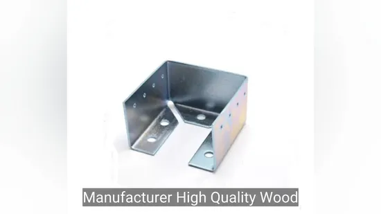 Soporte en U de metal reforzado con acero para estantes, hardware de estampado OEM ODM personalizado de fábrica profesional