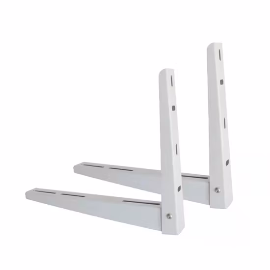 Soporte de montaje en pared para aire acondicionado con recubrimiento de polvo blanco/soporte de CA